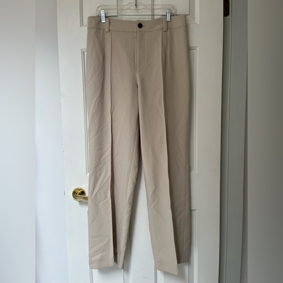 NWT ZARA Françoise Full Length Straight Leg Pants XL - Picture 6 of 16